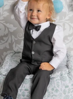 Pantalon bébé et petit garçon noir Noir