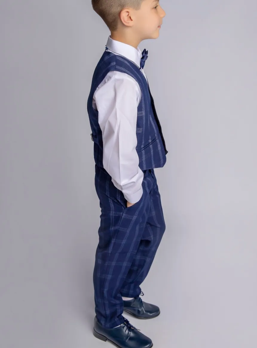 Pantalon écossais Mario garçon