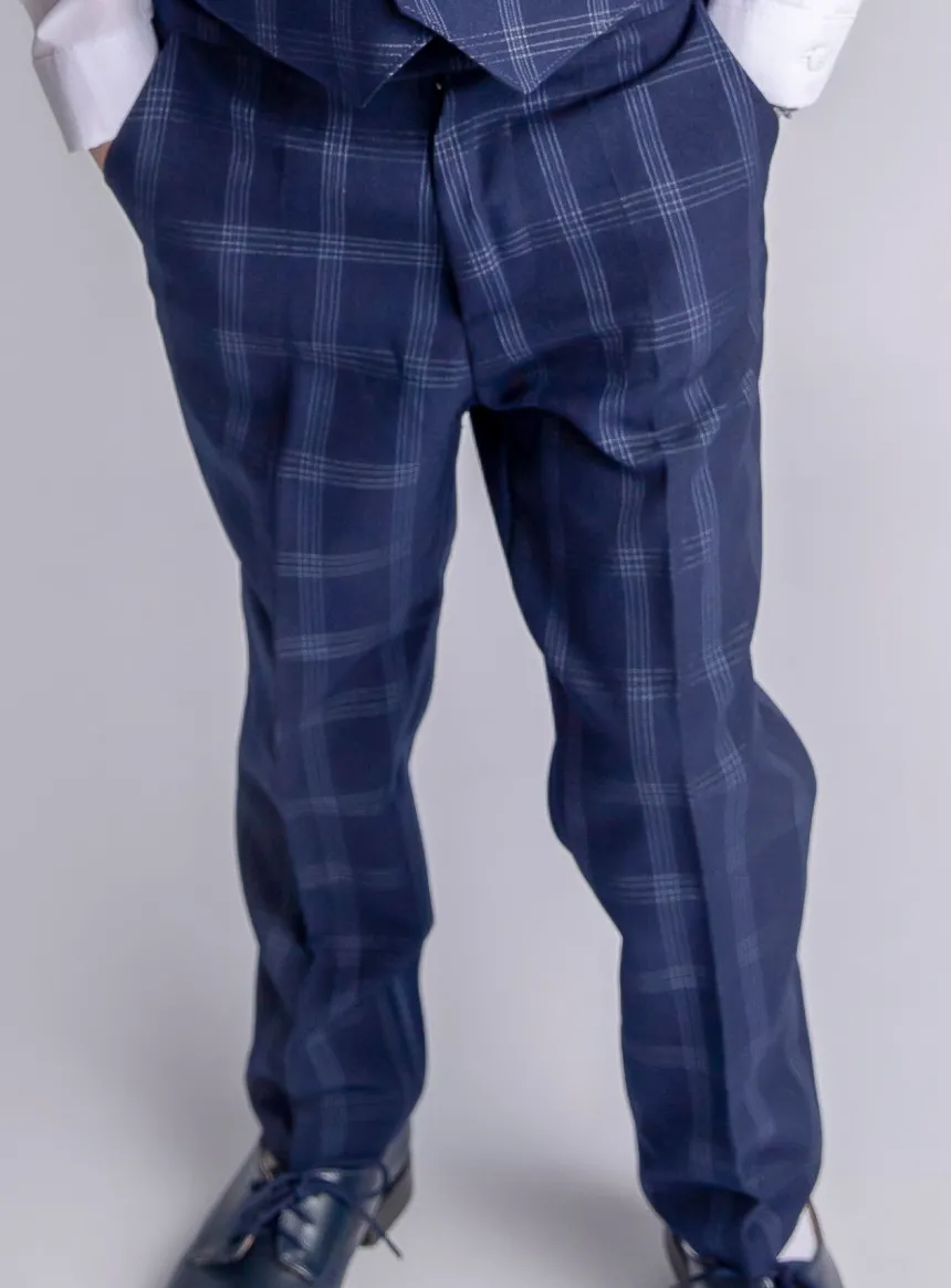 Pantalon écossais Mario garçon