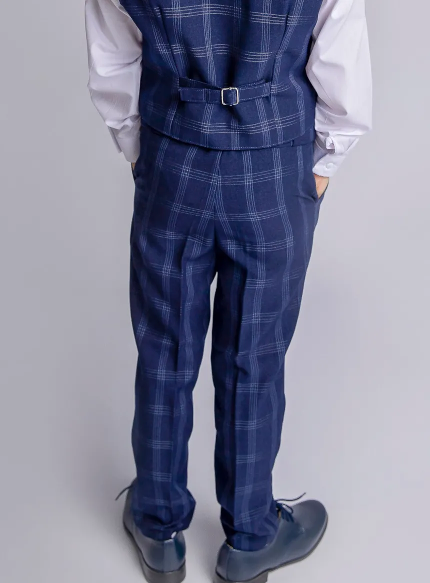 Pantalon écossais Mario garçon