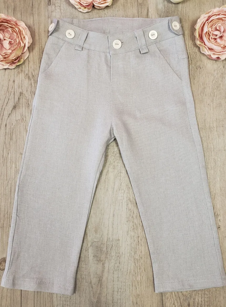 Pantalon en lin bébé et petit garçon Pierre