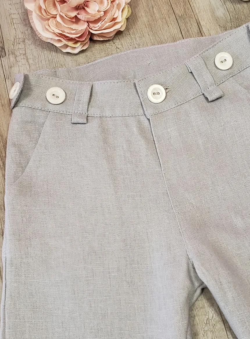 Pantalon en lin bébé et petit garçon Pierre