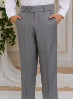 Pantalon habillé pour garçon gris Gris 12 mois