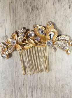 Peigne cheveux strass