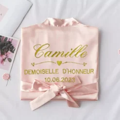 Peignoir de la mariée et de ses demoiselles d'honneur