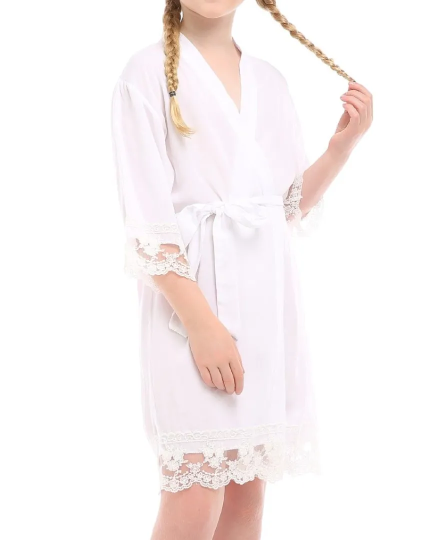 Peignoir mariage ou cérémonie pour enfant - Personnalisable