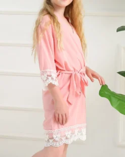 Peignoir mariage ou cérémonie pour enfant - Personnalisable