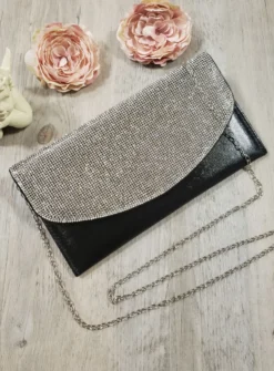 Pochette de soirée femme avec strass
