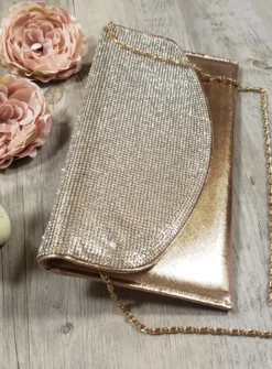 Pochette de soirée femme avec strass