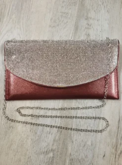Pochette de soirée femme avec strass
