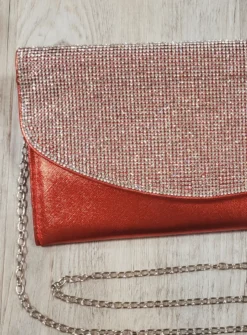 Pochette de soirée femme avec strass