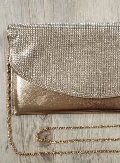 Pochette de soirée femme avec strass