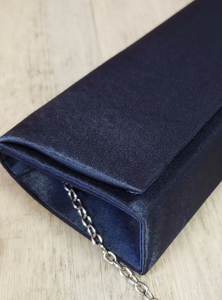 Pochette de soirée femme satin