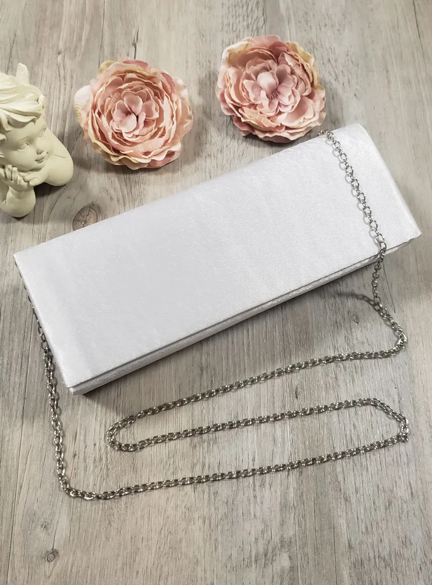 Pochette de soirée femme satin