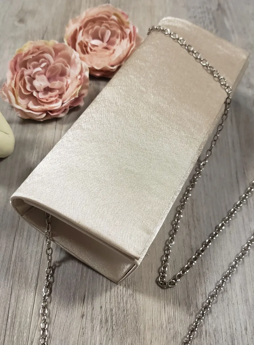Pochette de soirée femme satin