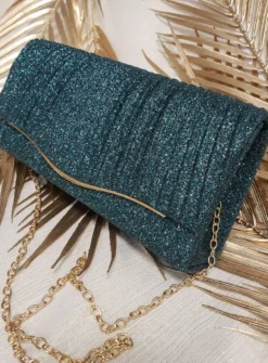 Pochette soirée paillettes scintillantes femme