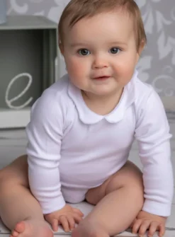 Polo body bébé fille manches longues