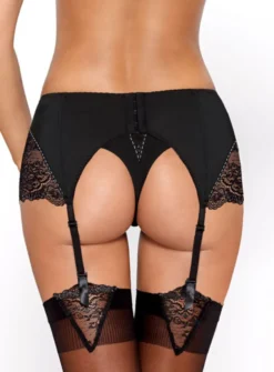 Porte jarretelle jupette noir Mia