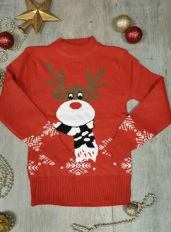 Pull Noël enfant renne