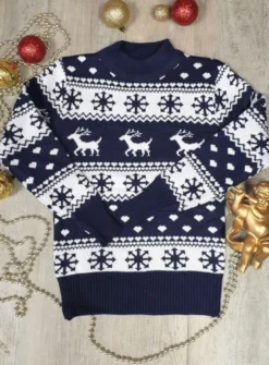 Pull Noël enfant étoile des neiges