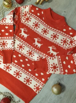 Pull Noël enfant étoile des neiges