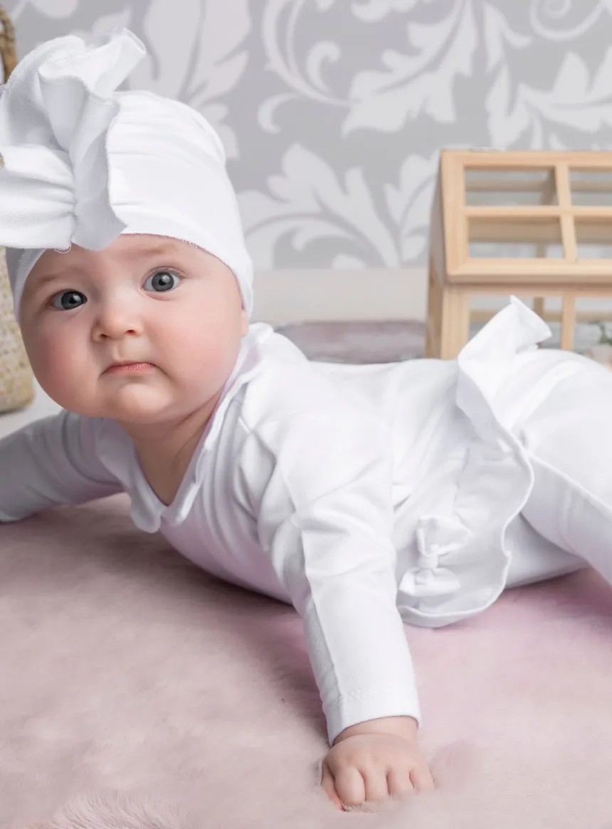 Pyjama tenue baptême bébé fille Anna