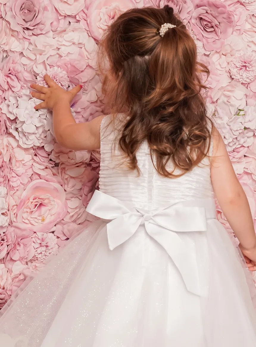 Robe baptême bébe et fillette Katia