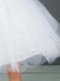 Robe bébé petite fille blanche strass Angéla