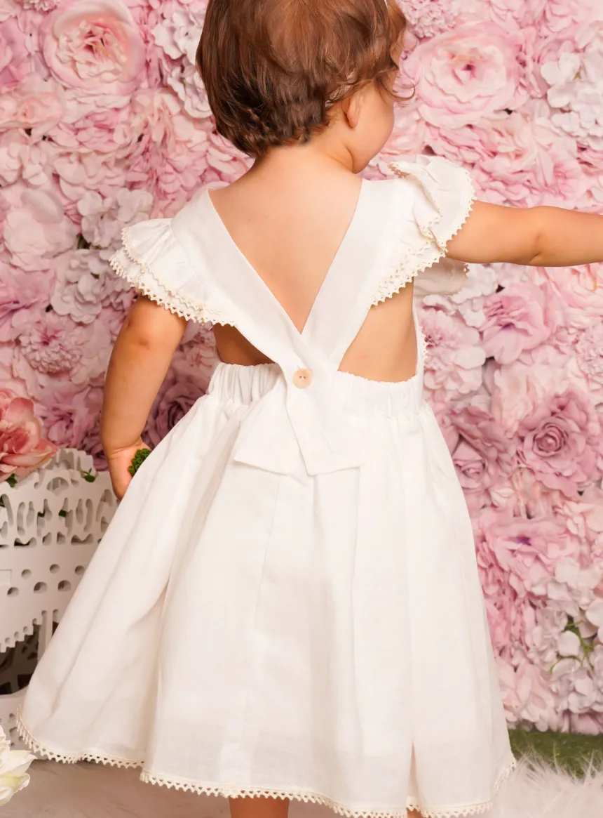 Robe bretelle cérémonie petite fille