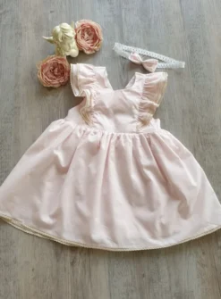 Robe bretelle cérémonie petite fille
