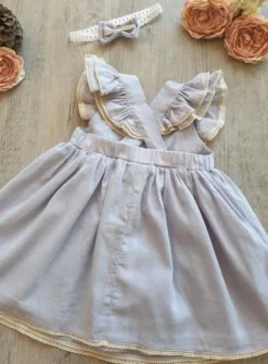 Robe bretelle cérémonie petite fille