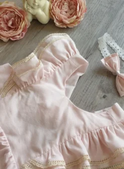 Robe bretelle cérémonie petite fille