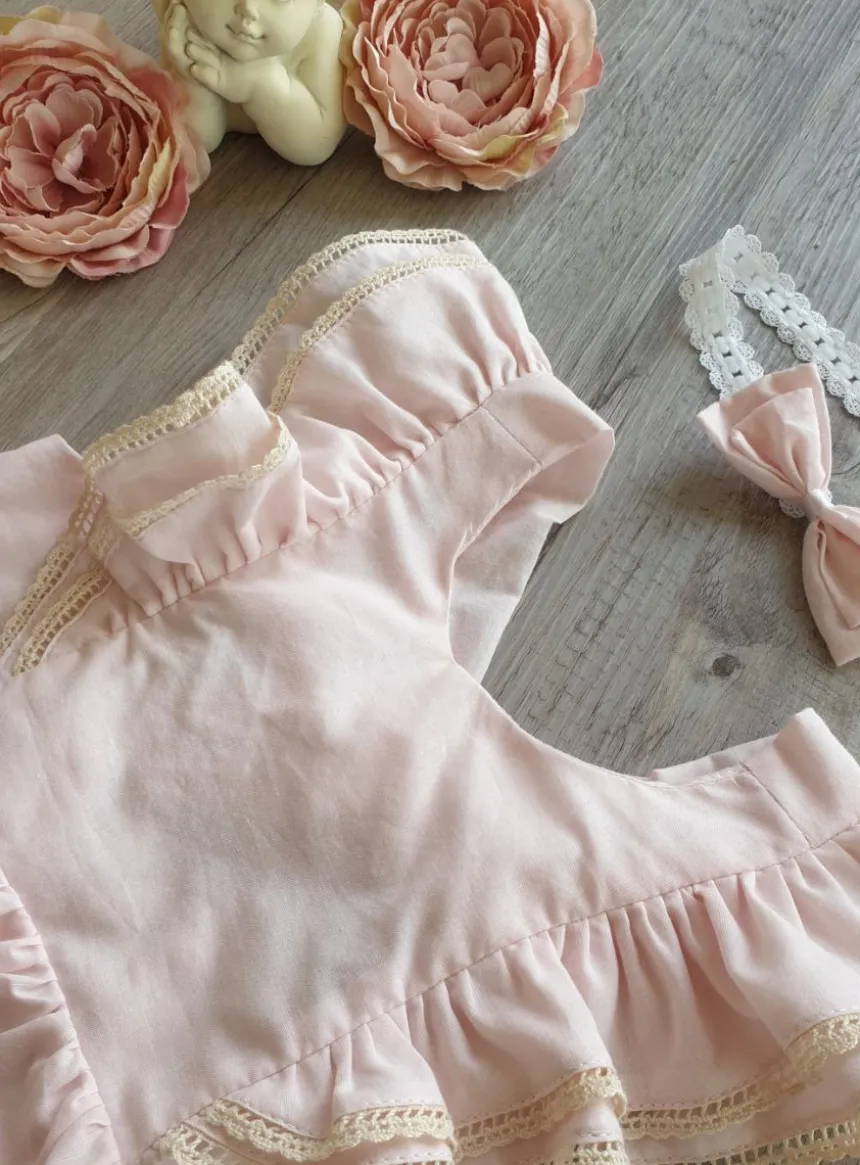 Robe bretelle cérémonie petite fille