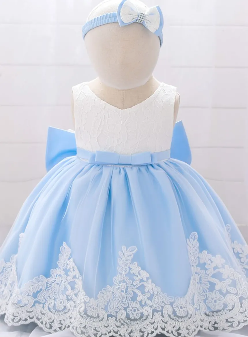 Robe cérémonie bébé + bandeau Joséphine