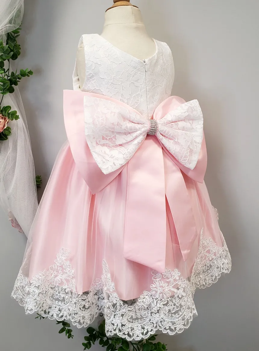 Robe cérémonie bébé + bandeau Joséphine