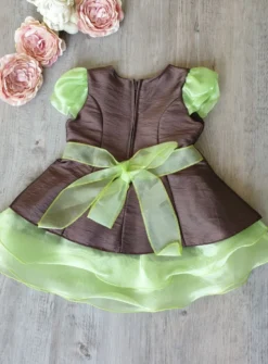 Robe cérémonie bébé Morganne marron +++ couleurs