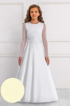 Robe cérémonie enfant Anna-Maria - Collection Luxe
