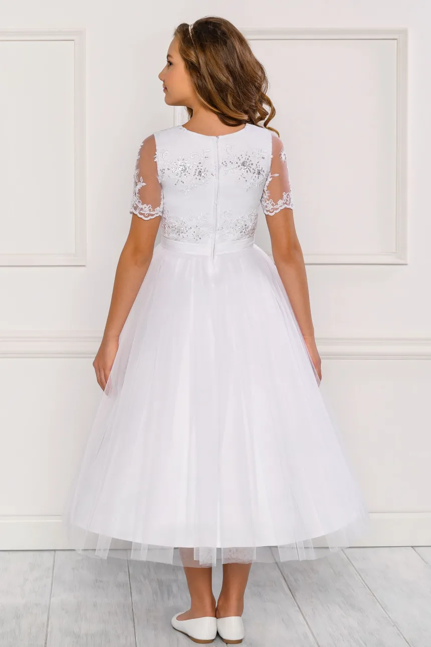 Robe cérémonie enfant Rosalie - Collection Luxe