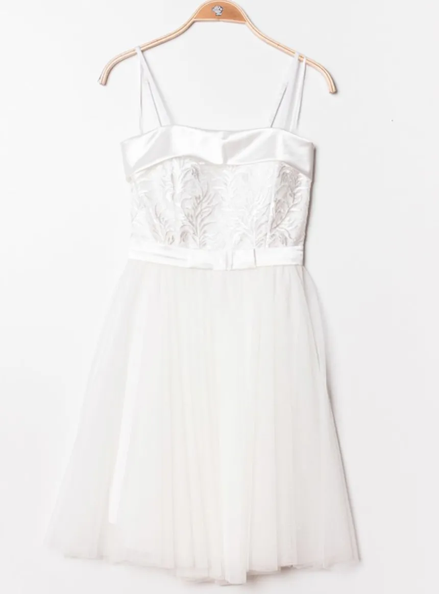 Robe cérémonie femme courte tulle