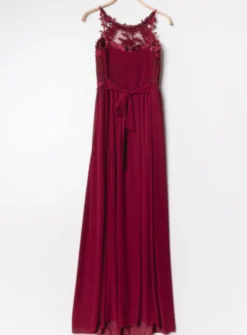 Robe cérémonie femme longue bustier dentelle