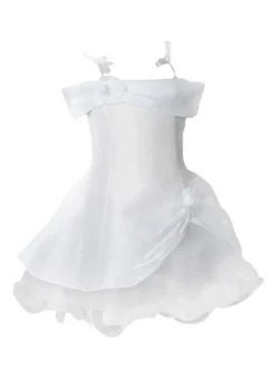 Robe cérémonie fille - bébé Pétale blanche personnalisable Blanc 6 mois