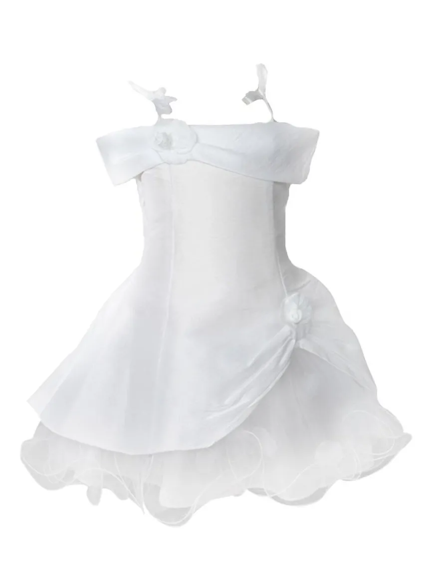 Robe cérémonie fille - bébé Pétale blanche personnalisable Blanc 6 mois