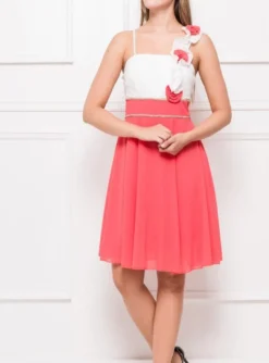 Robe cérémonie fille courte Leslie