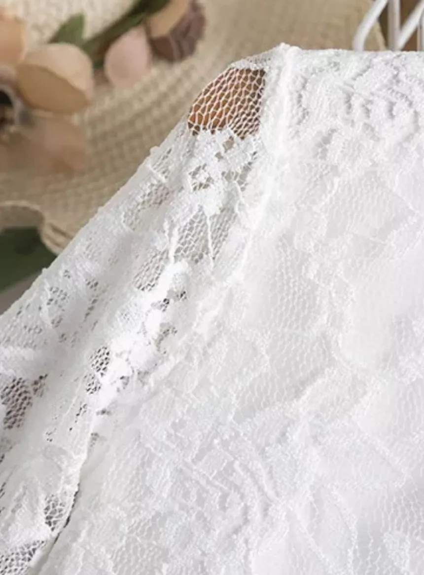 Robe cérémonie fille dentelle Ethel
