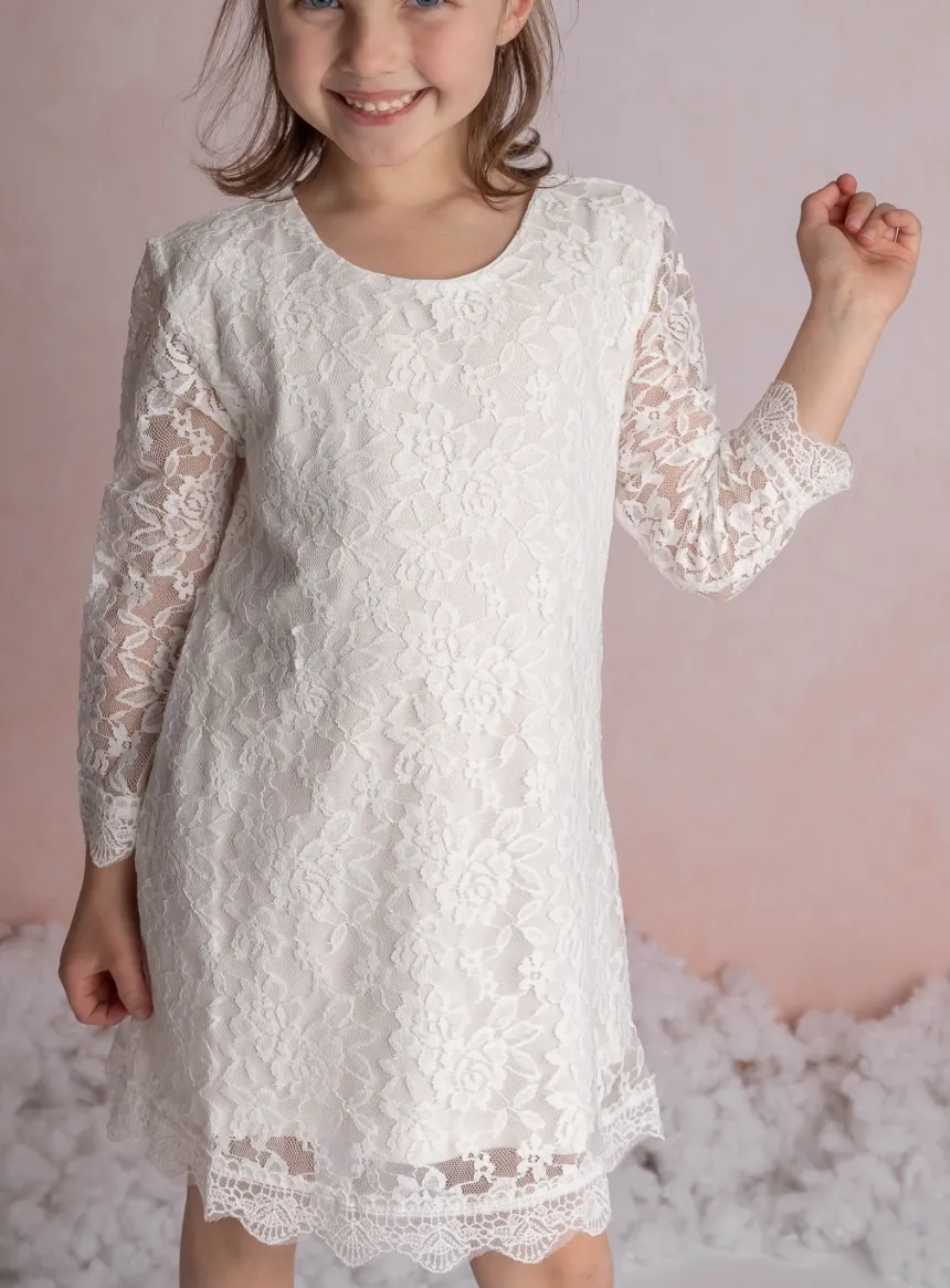 Robe cérémonie fille dentelle Ethel