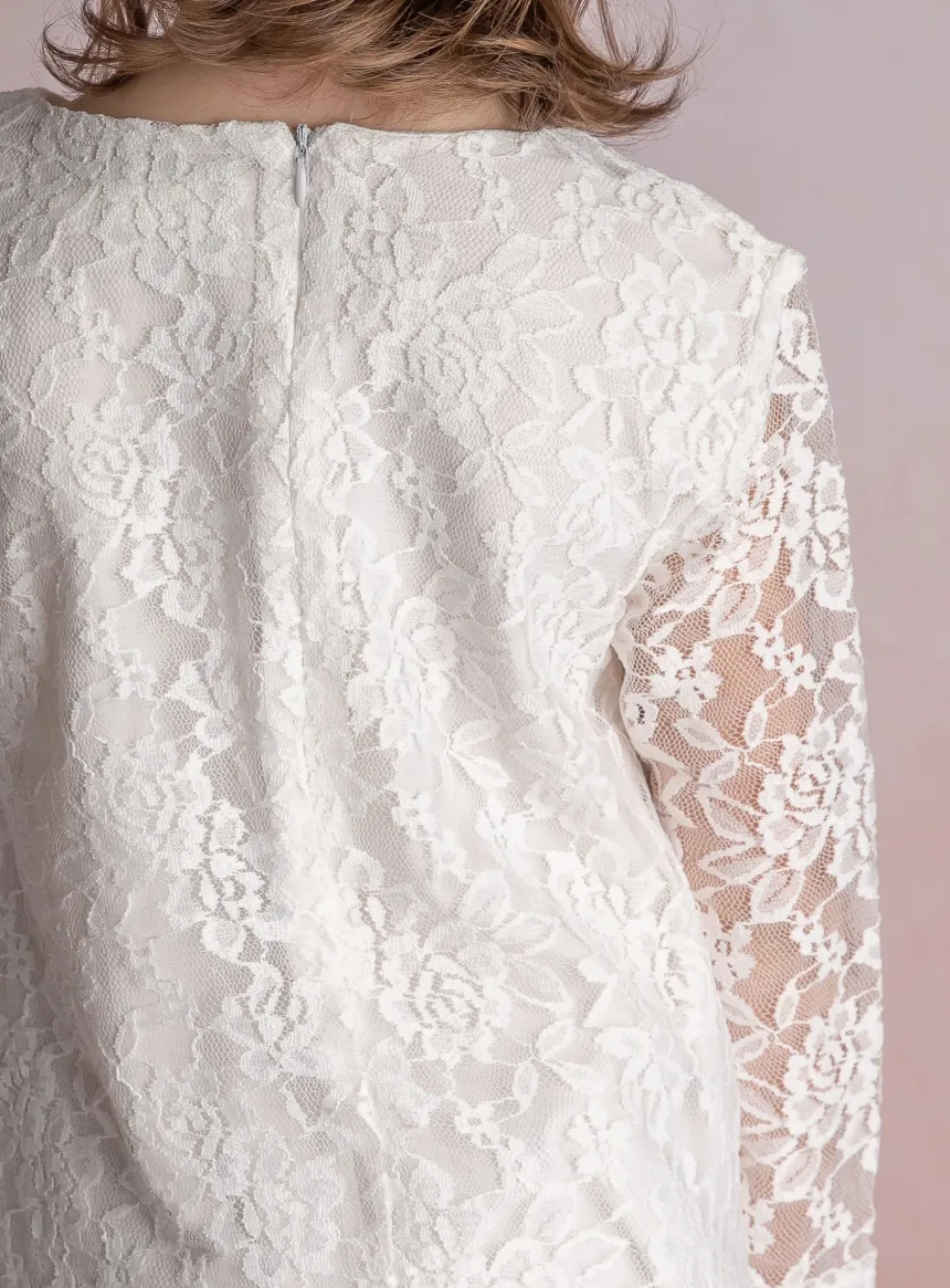 Robe cérémonie fille dentelle Ethel