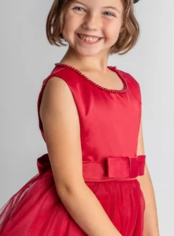 Robe cérémonie fille dos coeur Pia