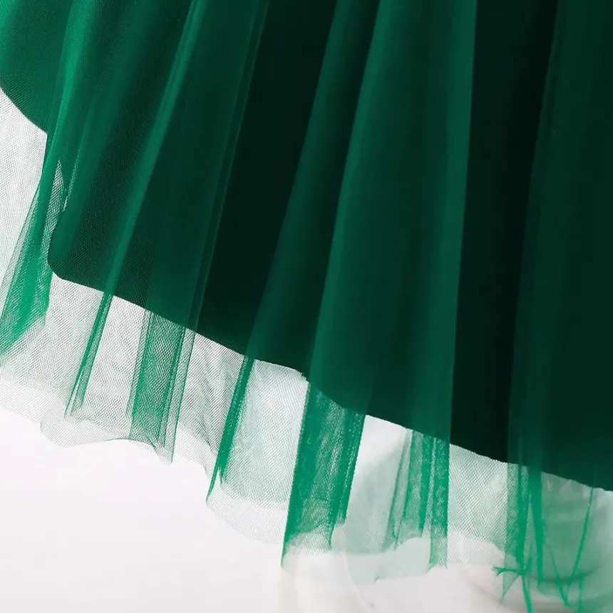 Robe cérémonie fille dos coeur Pia