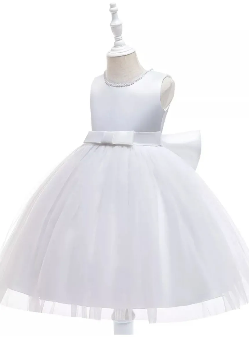 Robe cérémonie fille dos coeur Pia