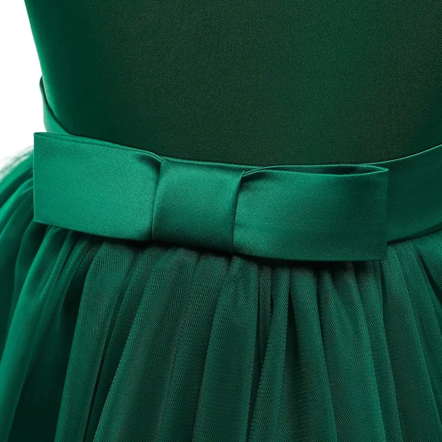 Robe cérémonie fille dos coeur Pia